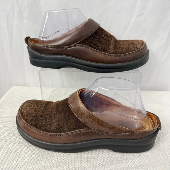 Footprints by Birkenstock Mules Womens Size 9 Narrow Brown - Picture 6 of 8